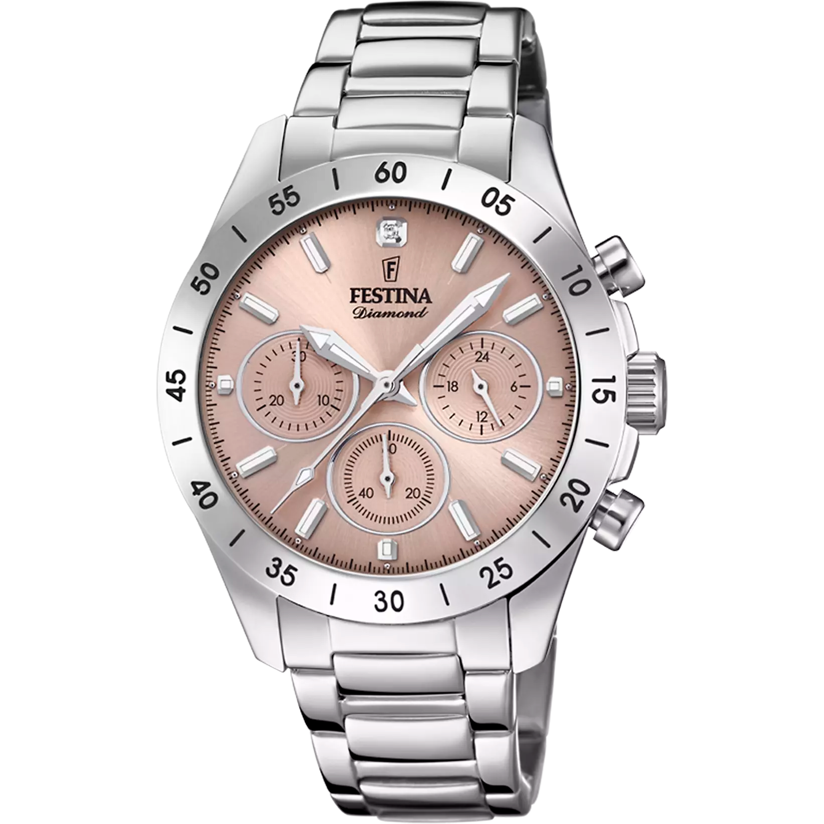 Orologio Festina Boyfriend F20397/3 Rosa con Cinturino in Acciaio, Donna