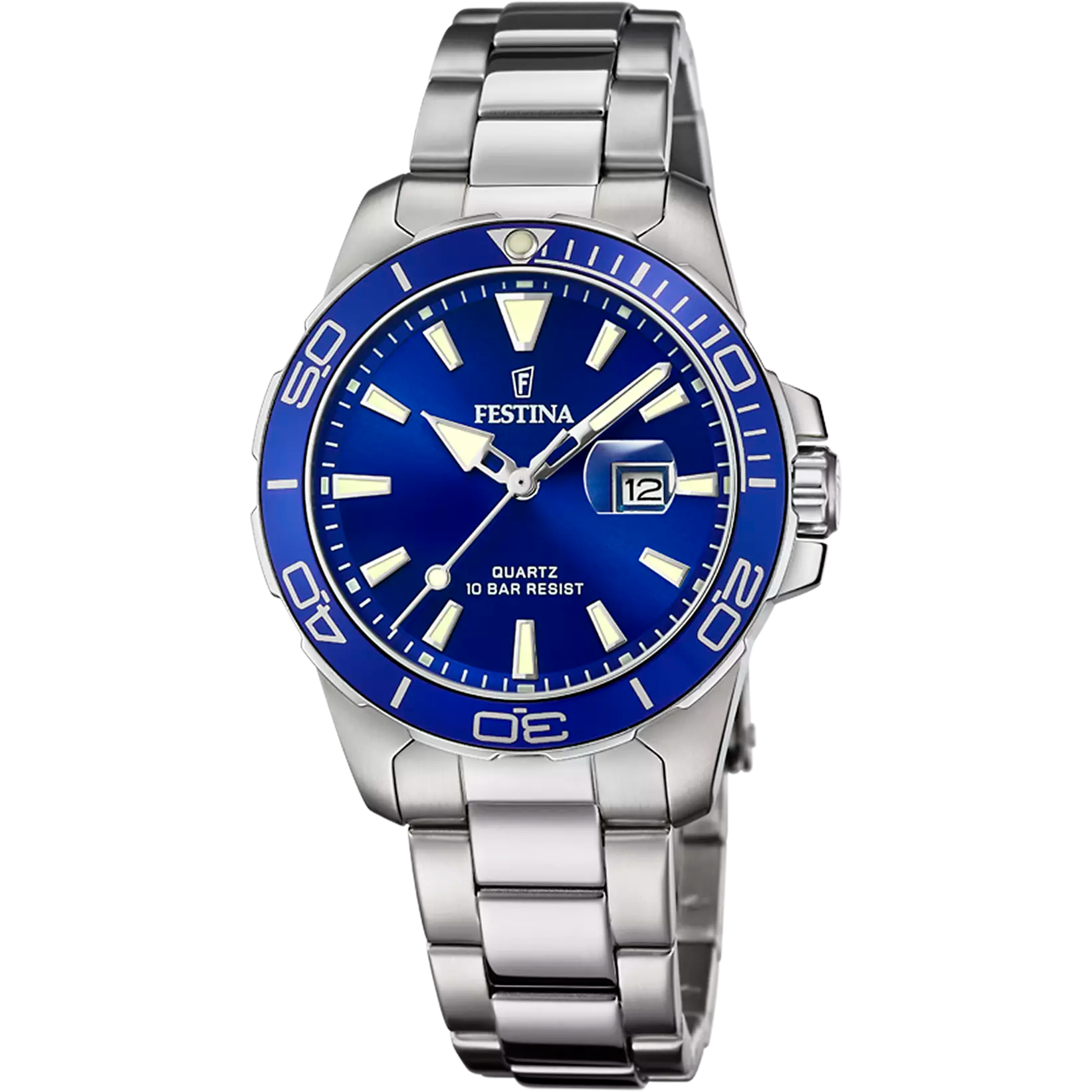 Orologio Festina Collezione Boyfriend F20503/3 Blu con Cinturino in Acciaio, Donna