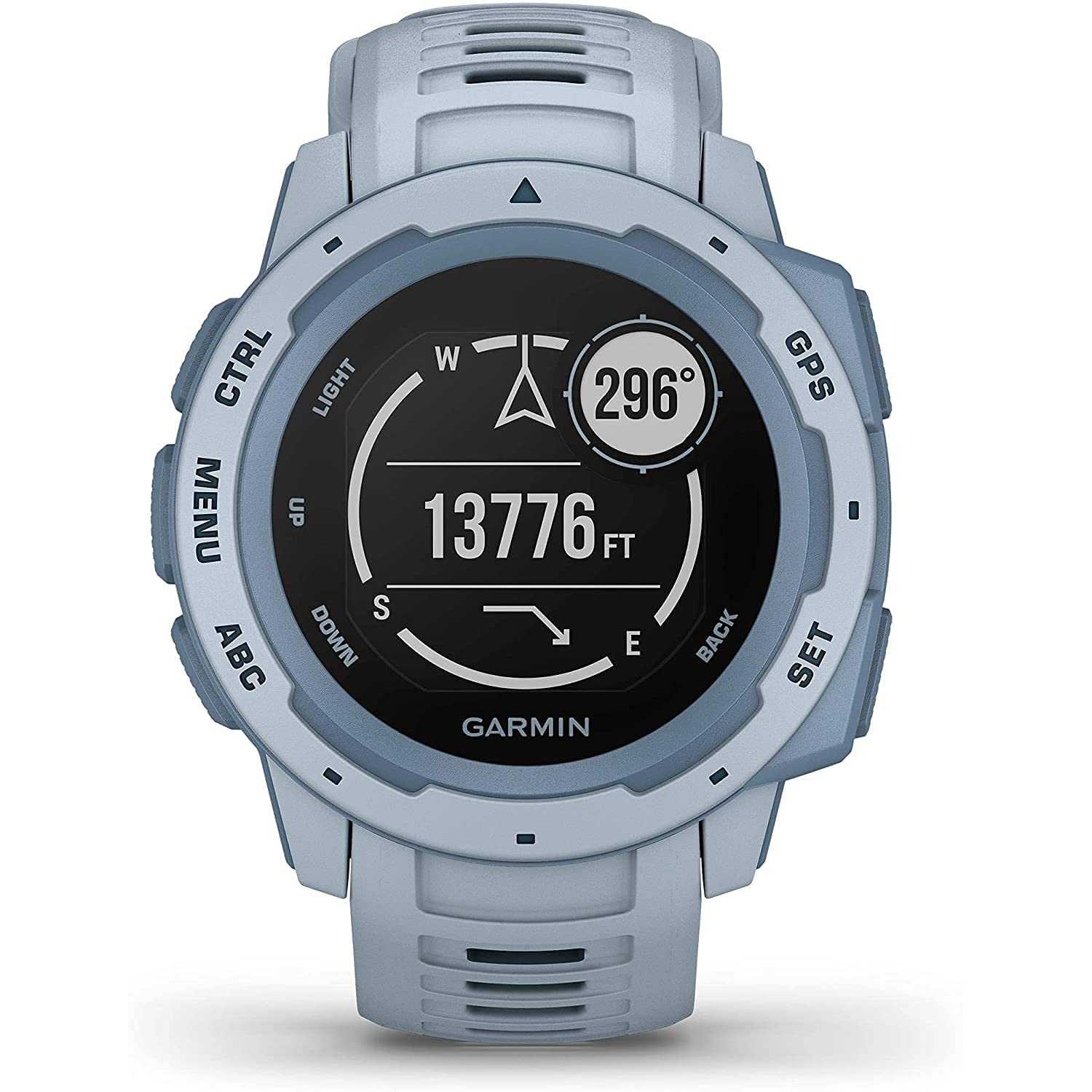Garmin Instinct Seafoam Blue Sportwatch GPS, Regular, Blu (Azzurro) Instinct Blu (Azzurro)