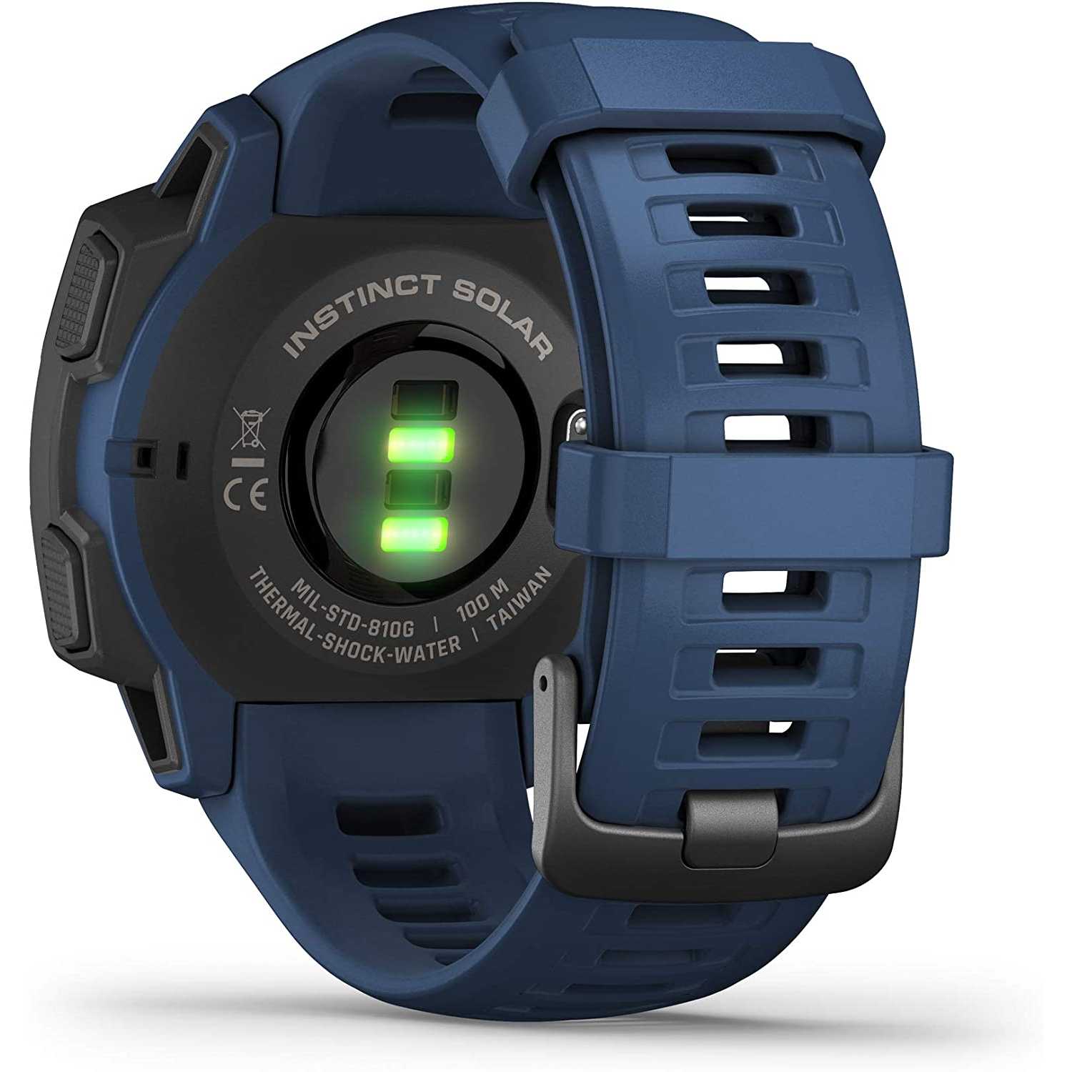 Garmin Instinct Solar, Tidal Blue - Smartwatch Gps Ultra-Resistente con Ricarica Solare, Cardio, Pulseox, App Multisport Tidal Blue Instinct Solar