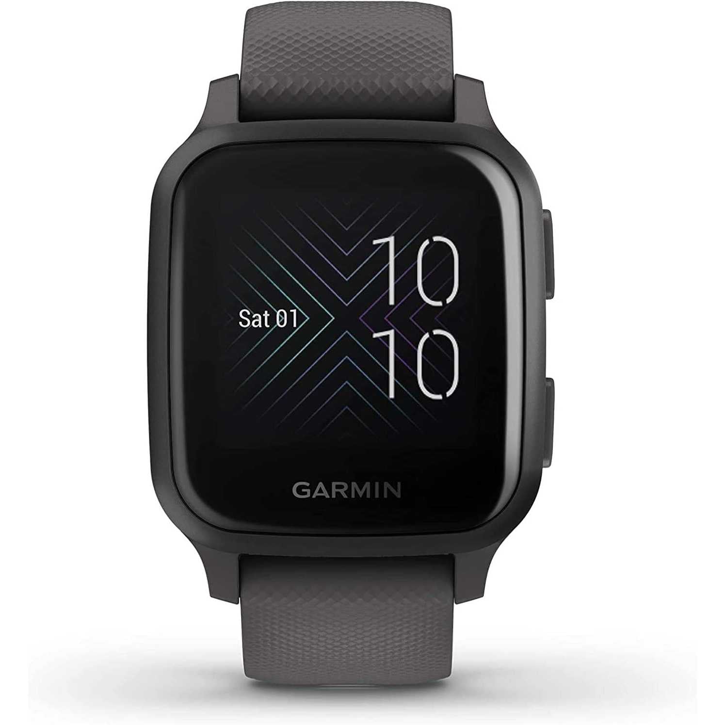 Garmin Venu Sq, Smartwatch GPS Sport con Monitoraggio della Salute e Garmin Pay, Grigio (Ardesia/Grigio), Schermo1.3" (33,1 mm) diagonale Venu Sq Shadow & Slate