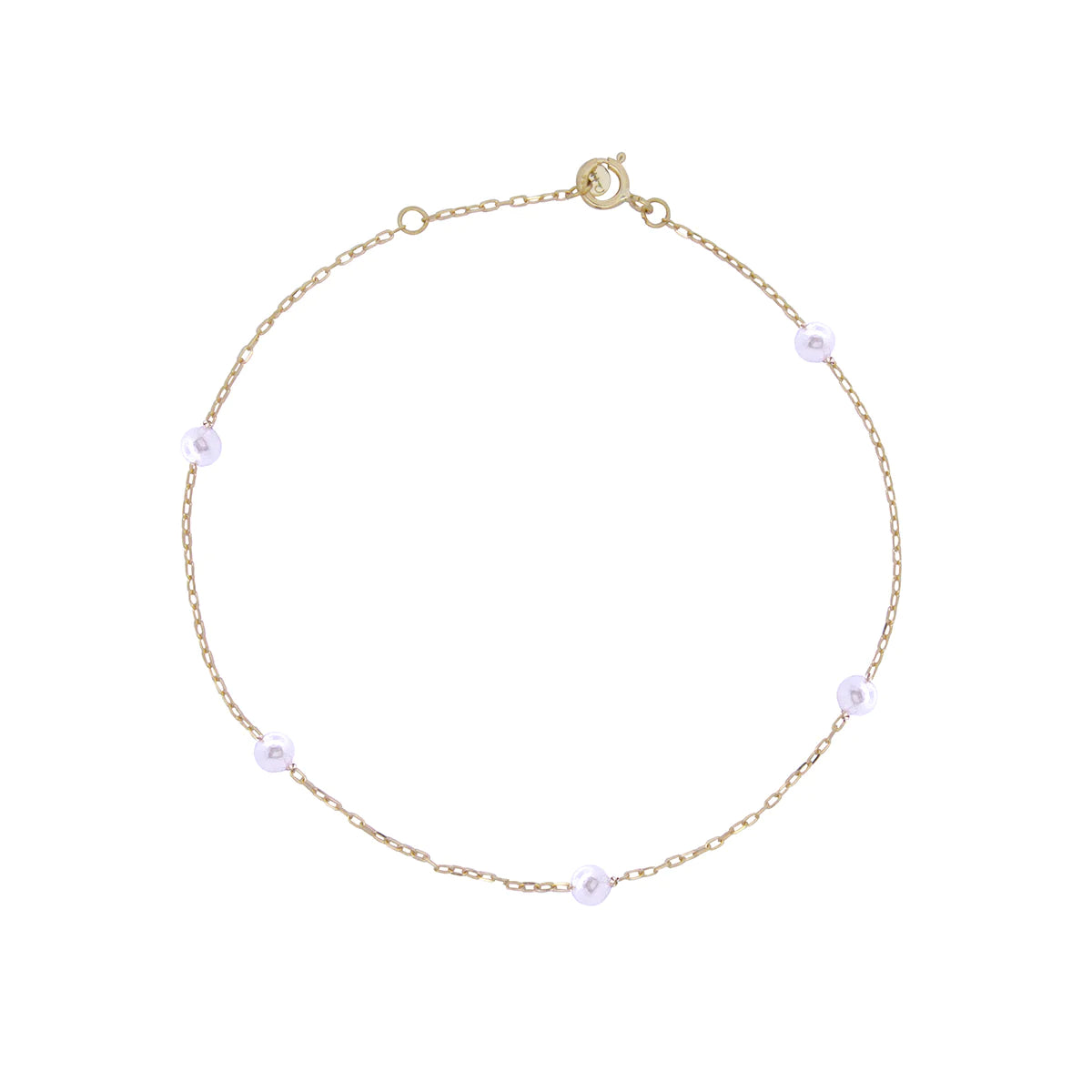 Bracciale Con Mini Perle - Oro 18kt