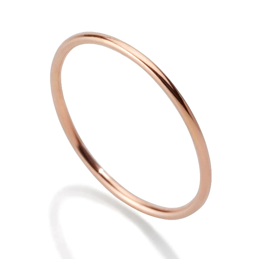 Linea - Anello in Oro Rosa 18 KT