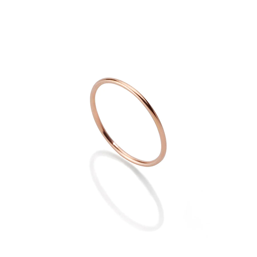 Linea - Anello in Oro Rosa 18 KT