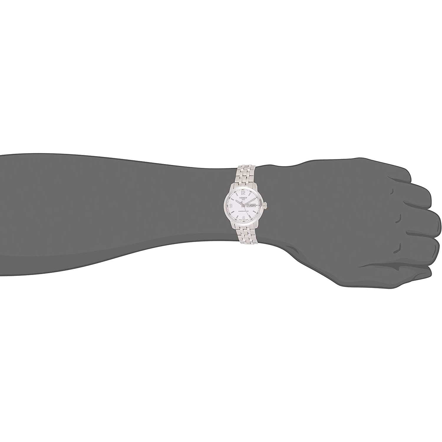 Tissot T055.430.11.017.00 - Orologio da polso da uomo in acciaio inox con movimento analogico al quarzo