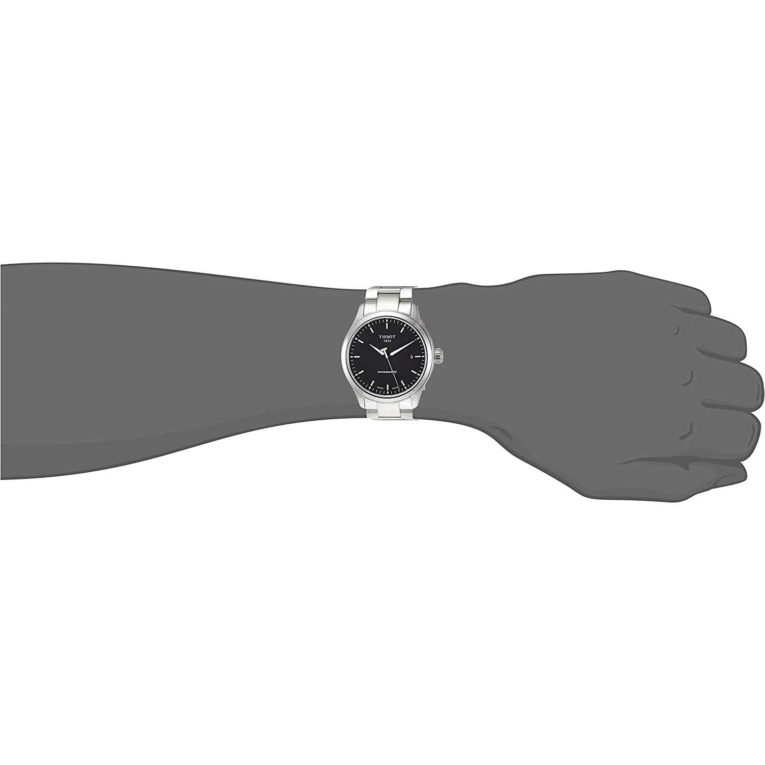 Tissot orologio Gent XL Swissmatic 43mm acciaio uomo automatico T116.407.11.051.00