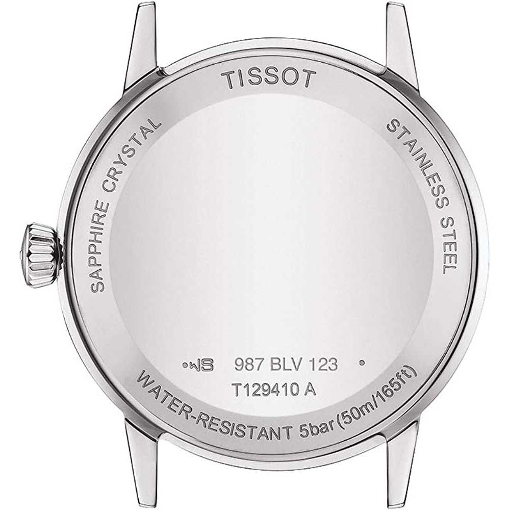 Tissot orologio Classic Dream 42mm nero quarzo acciaio T129.410.11.053.00